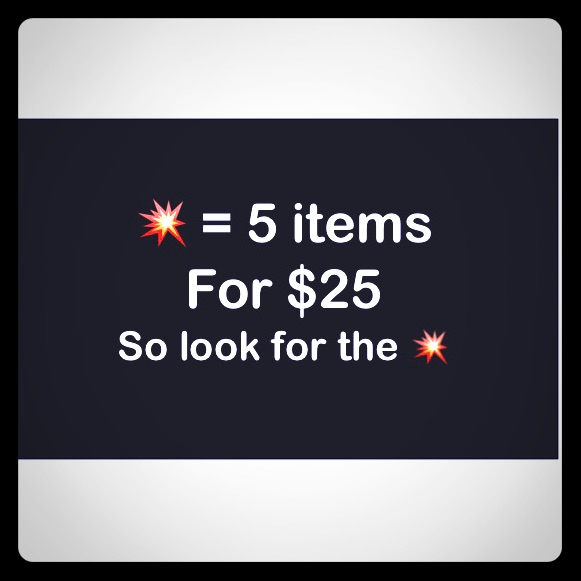 5 Items For 25 When Is In The Listing